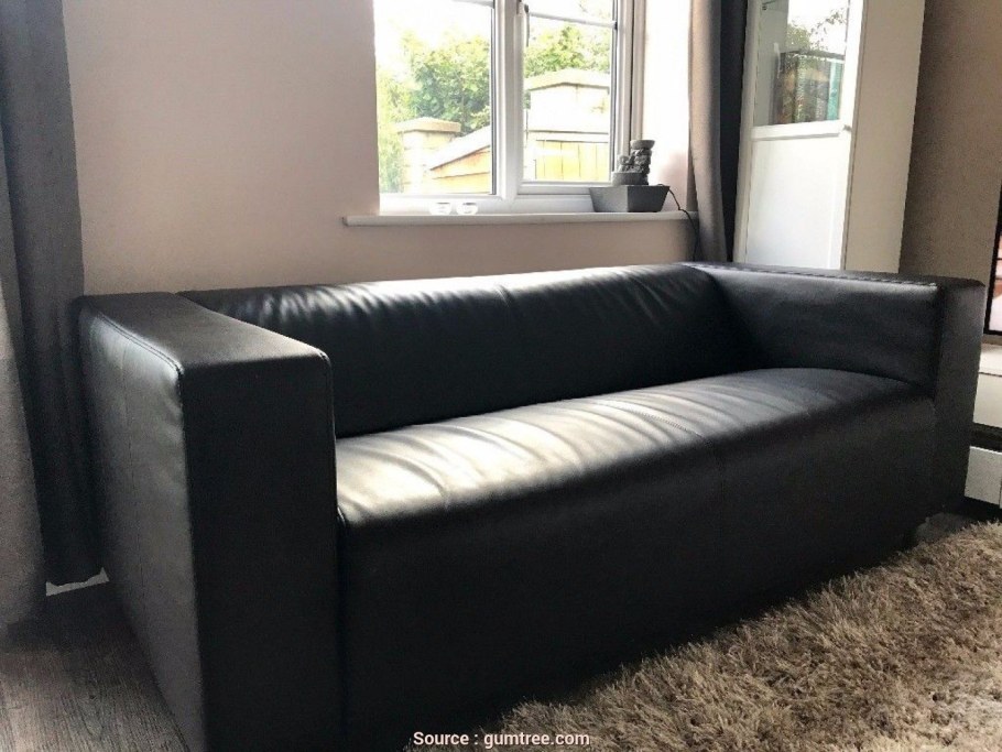 Диван икеа клиппан кожаный