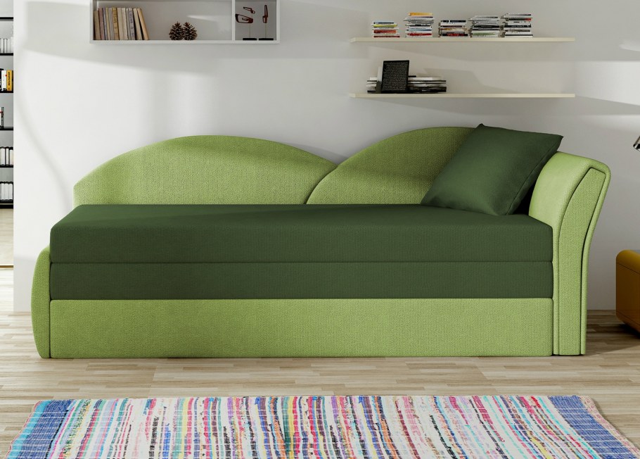 Кровать тахта зеленая