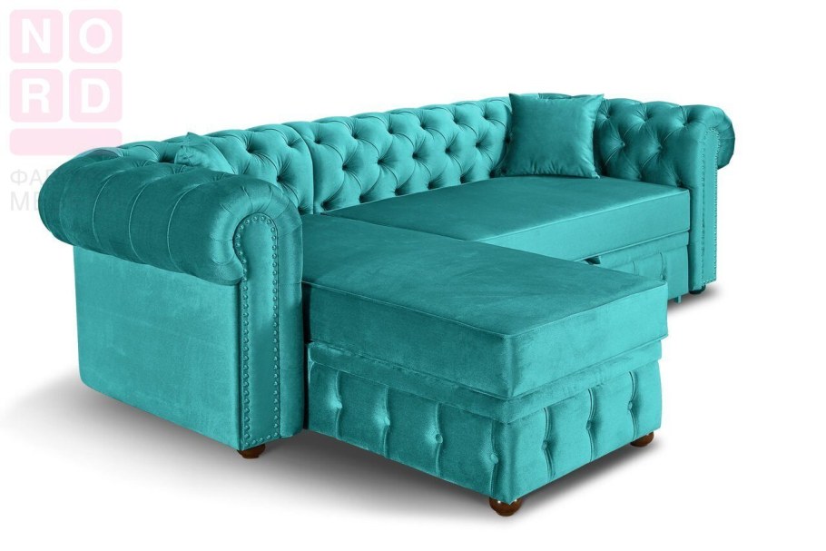 Диван Честер с оттоманкой