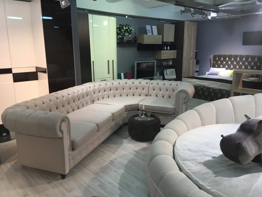 Честер диван 3-х местный экокожа