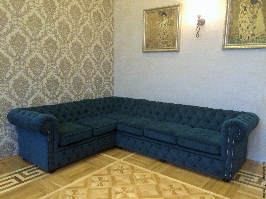 Диван Честер 3-х местный (велюр)