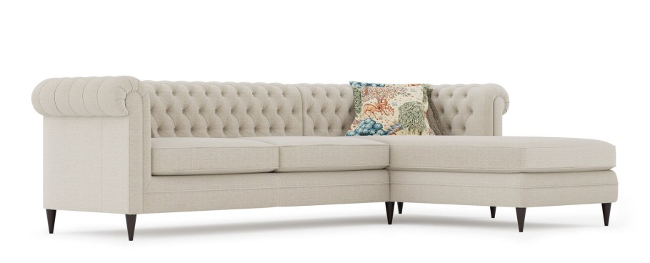 Угловой диван Честер серый