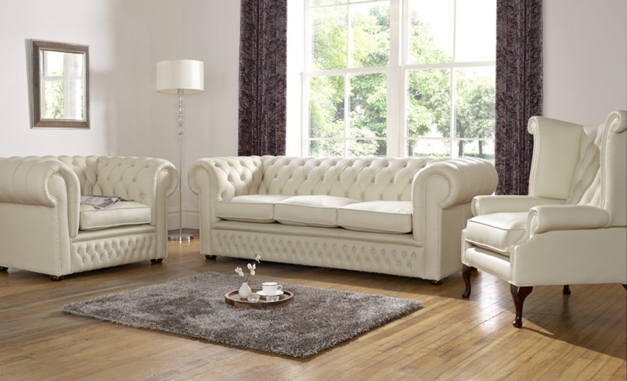 Скандинавские кожаные диваны большие