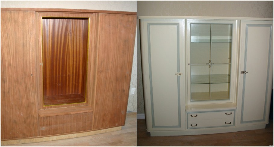 Перекраска шкаф Хельга