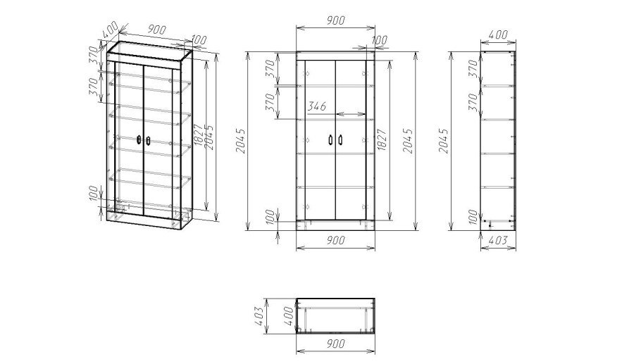 Мебелеф шкаф Мебелеф 2
