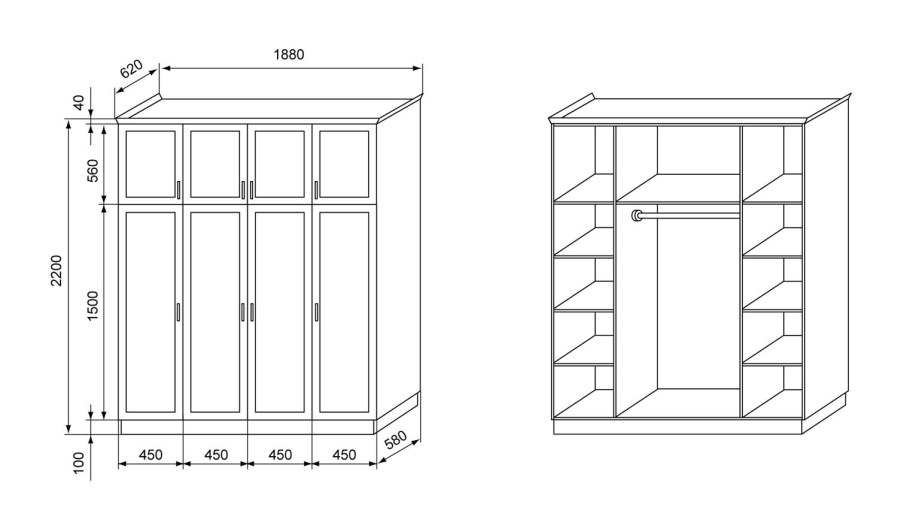 Шкаф Веро Дримлайн