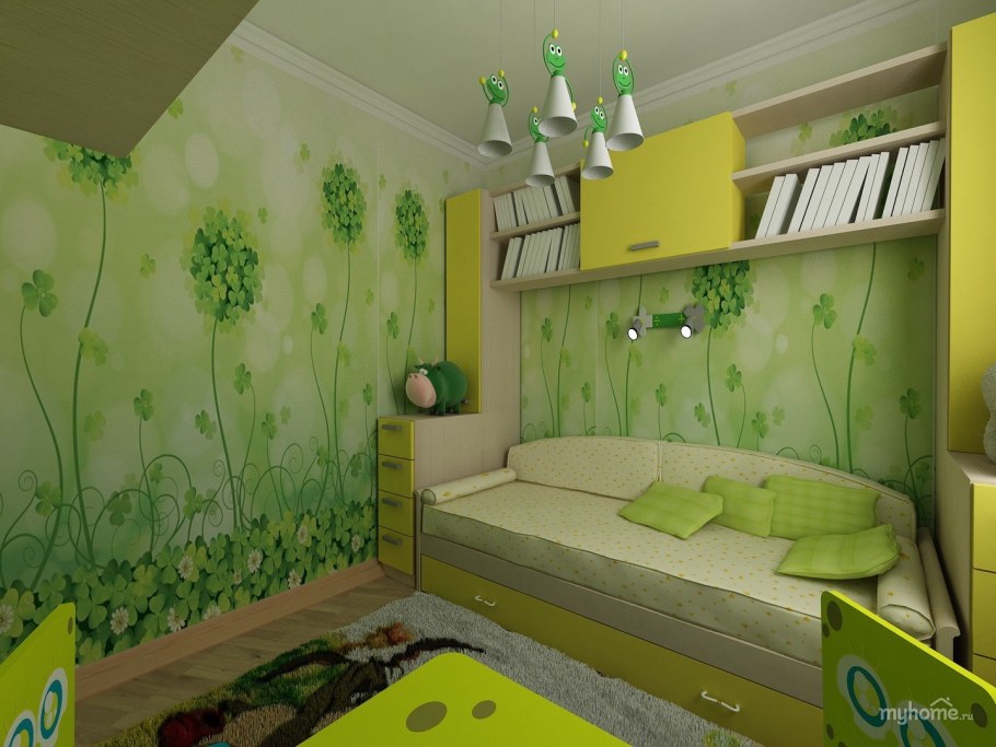 Детские комнаты маленьких размеров