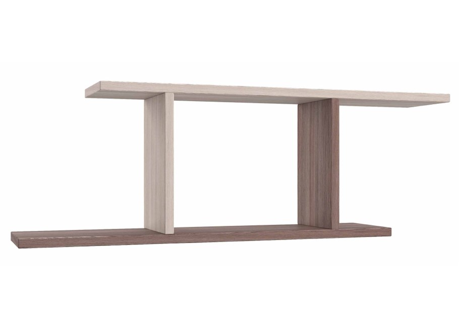 Полка навесная п 23 дуб выбеленный/венге