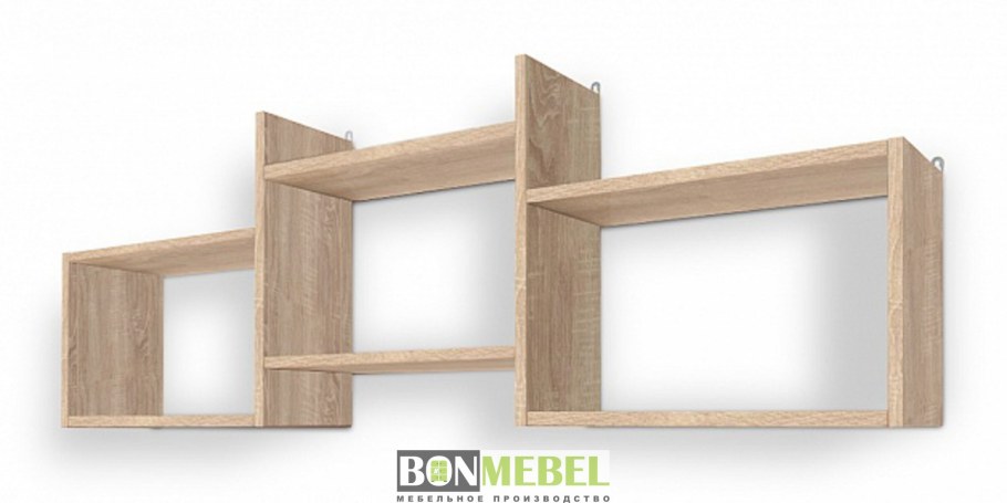 Полка навесная Вентал кубик-6