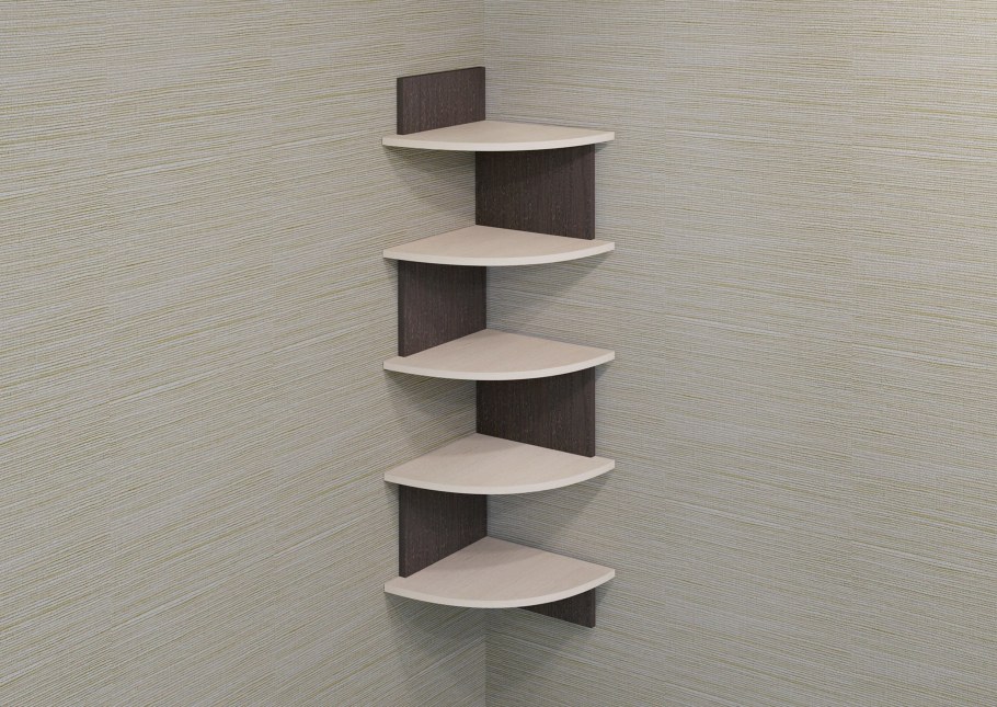 Полка Тутси настенная угловая