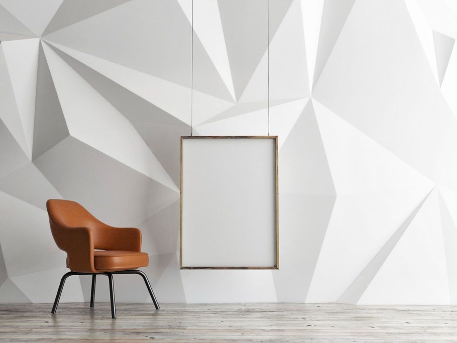 Деревянная рамка мокап