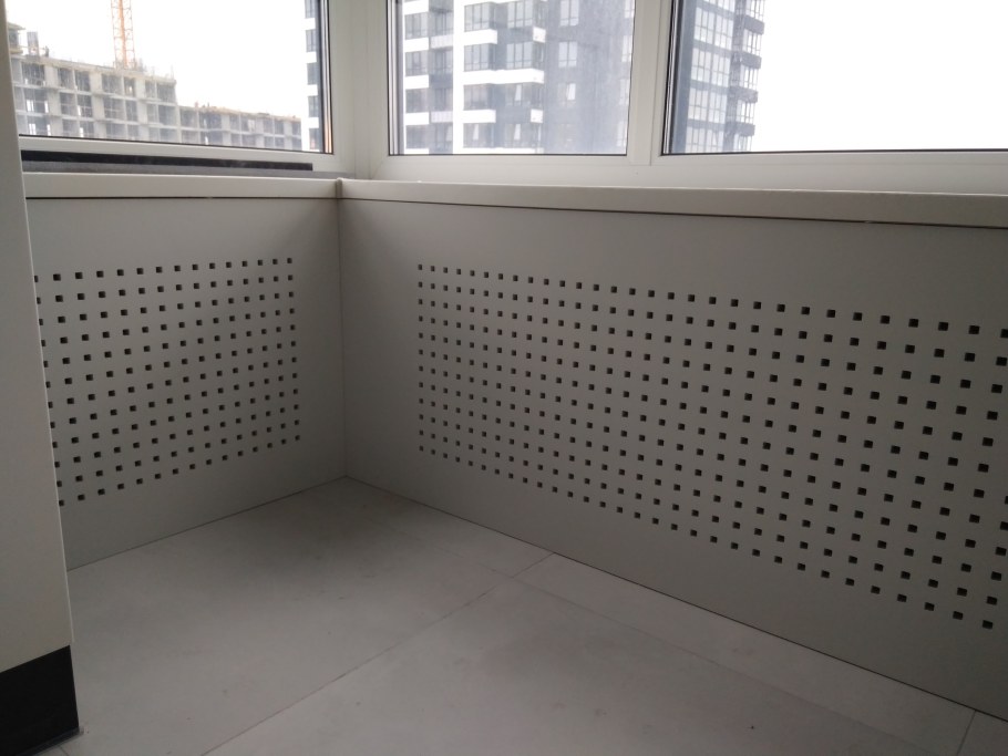 Маскировка батарей отопления