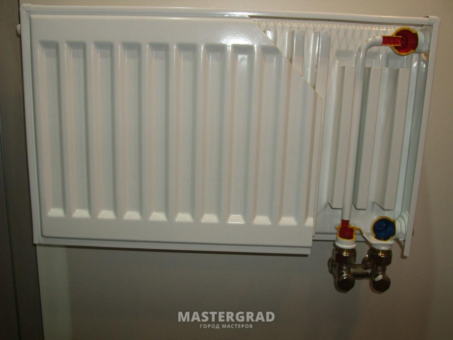 Стальной радиатор с11 с нижним подключением