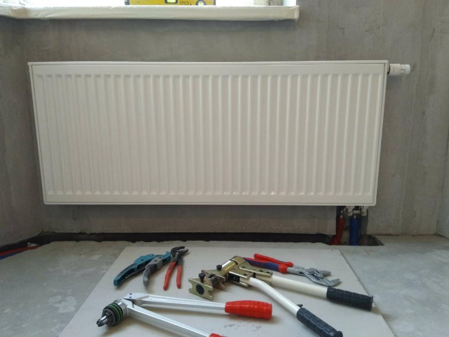 Монтаж батареи Керми