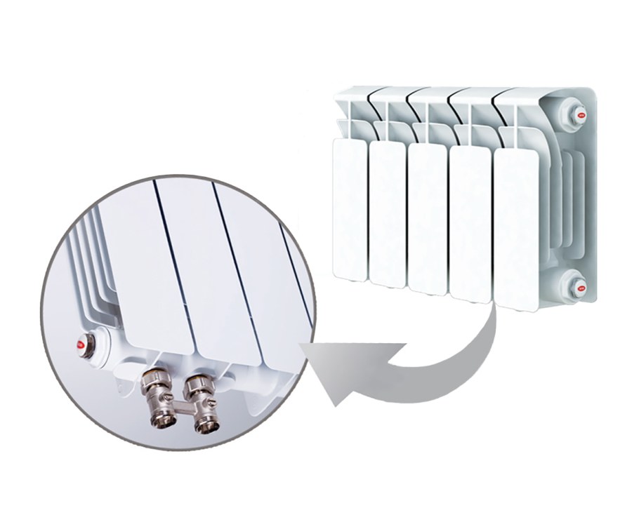 Радиатор биметаллический"Rifar Base" 200/ 8-секций