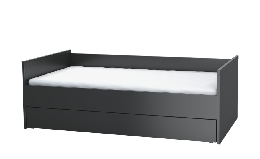 Кровать с ящиком без основ. 90x200 young users by Vox чёрный/белый 5010171