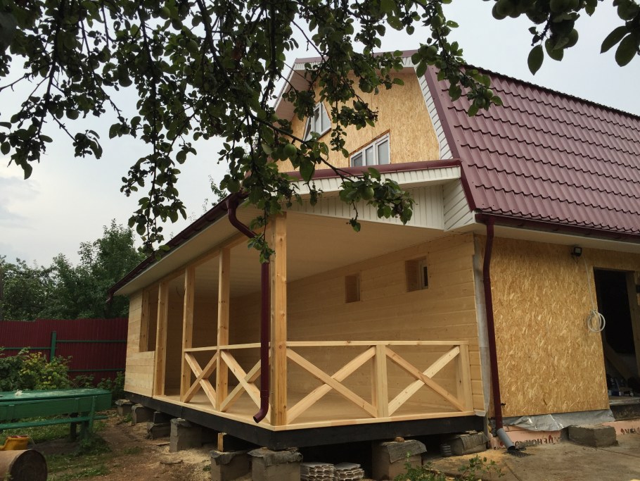 ЭКОДОМ С плоской кровлей