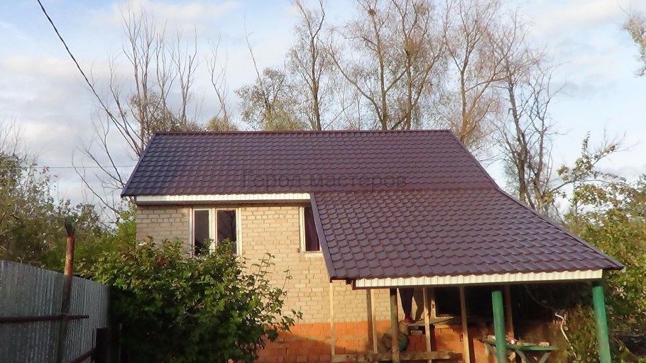 Кровля на дачный домик