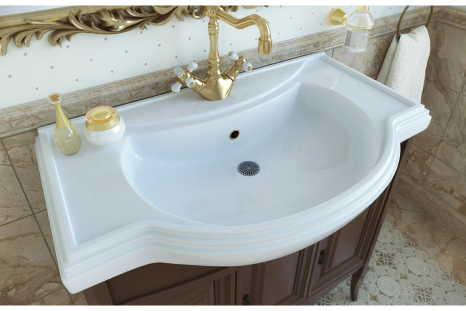 Тумба с раковиной Francesca Империя 80 белый