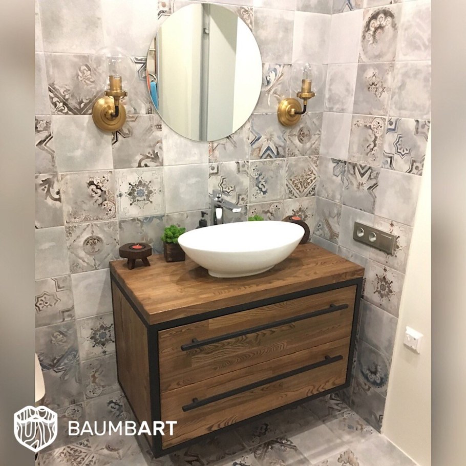 Шкаф-пенал Бриклаер лофт