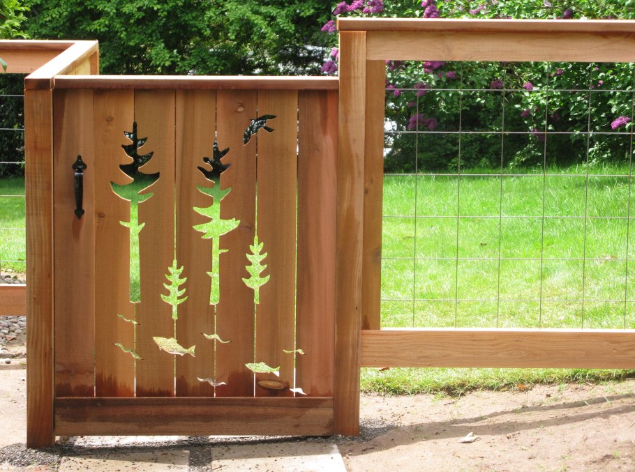 Деревянные ворота