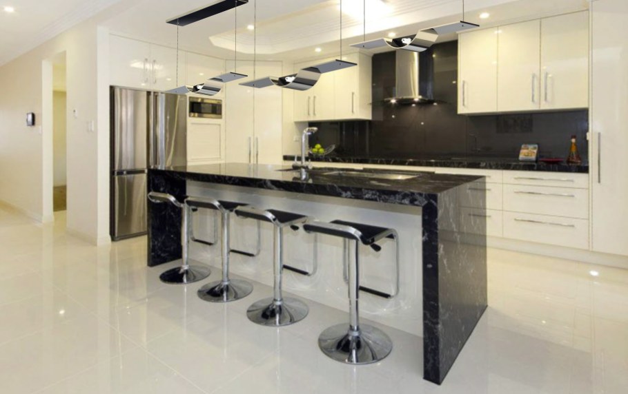 Кухня со стойкой