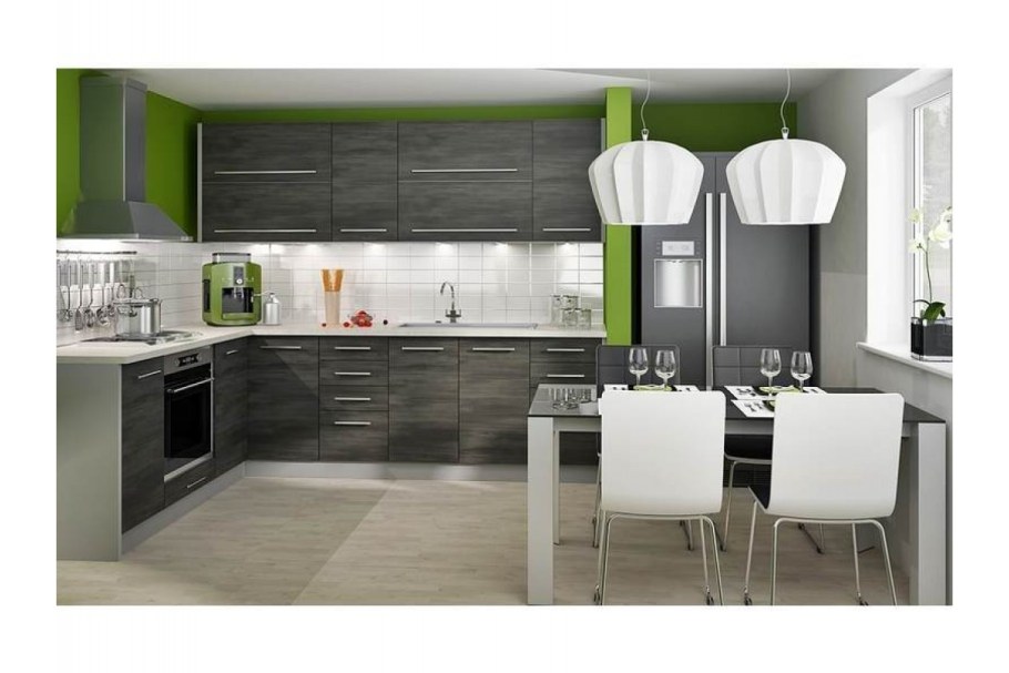 Кухонные гарнитуры с открытыми полками