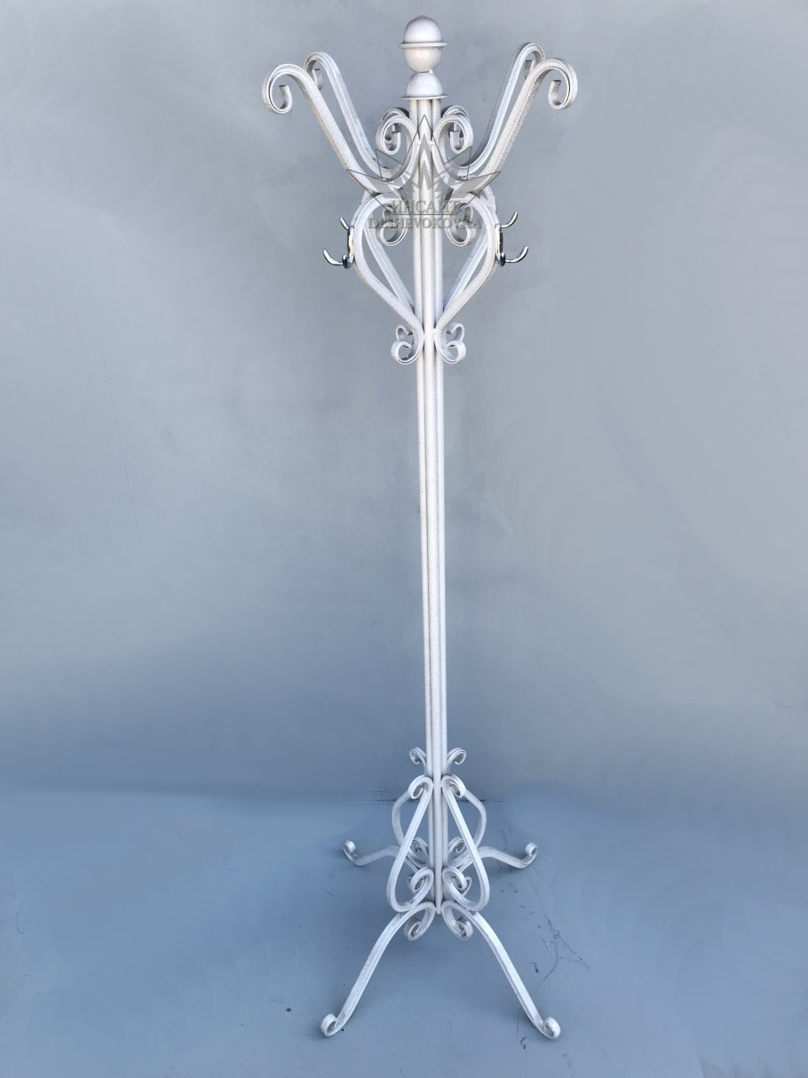 Вешалка напольная, стальная труба, 410x410x1750мм. П-1