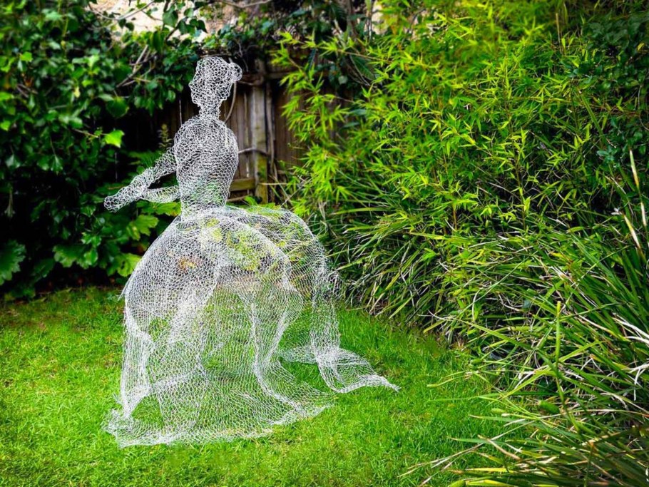Скульптуры из проволочной сетки