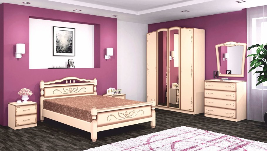Спальный гарнитур Виктория Браво мебель