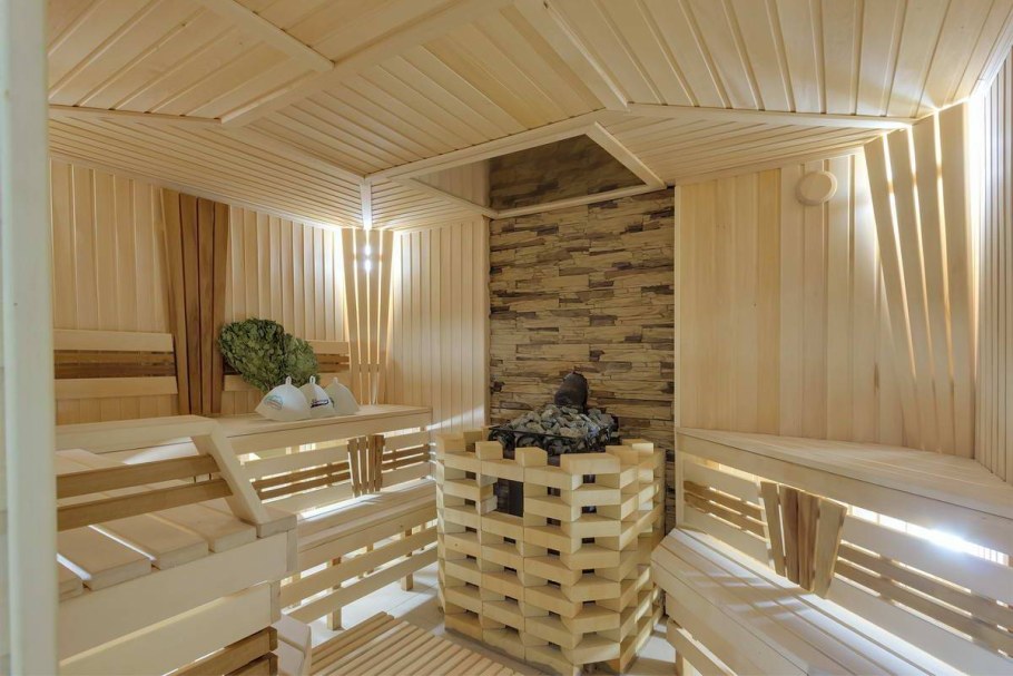 Обшить баню блок хаусом внутри