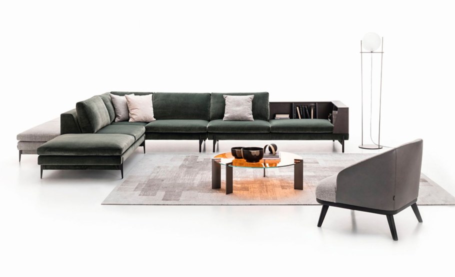 Диван итальянский кожа Ditre