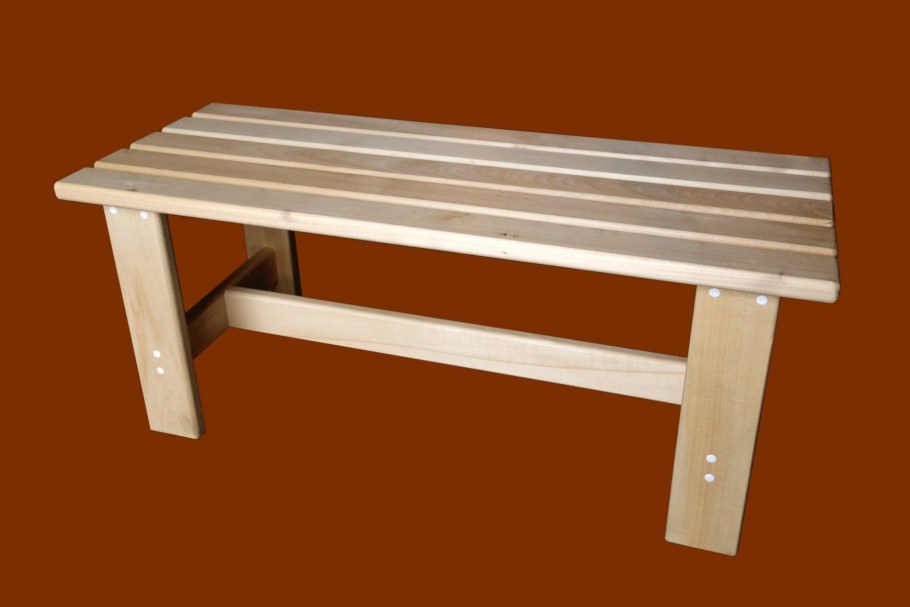 Деревянные лавки для бани