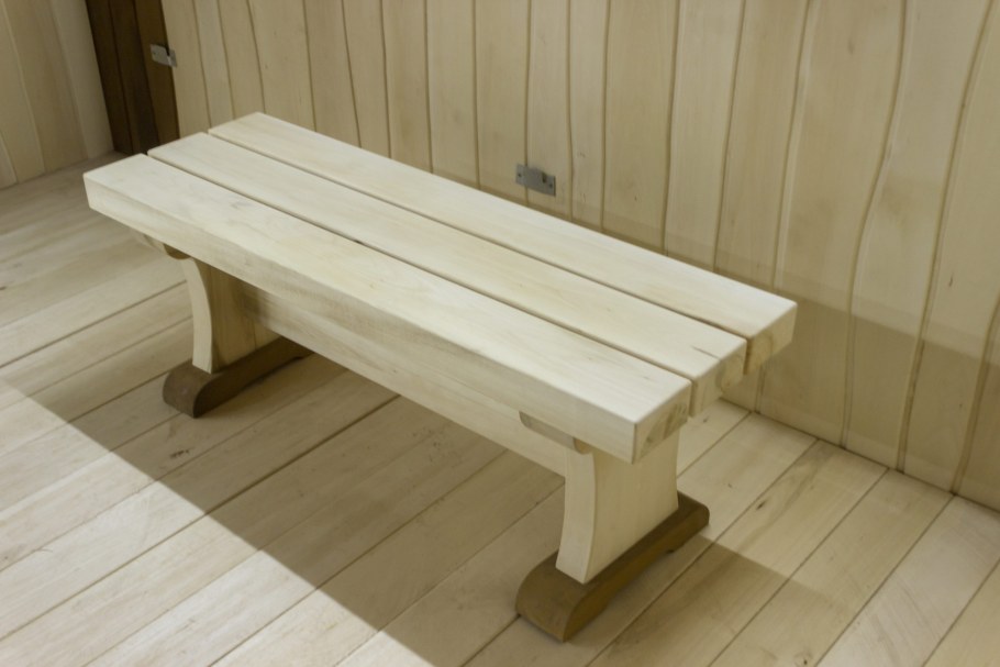 Деревянные лавки для бани