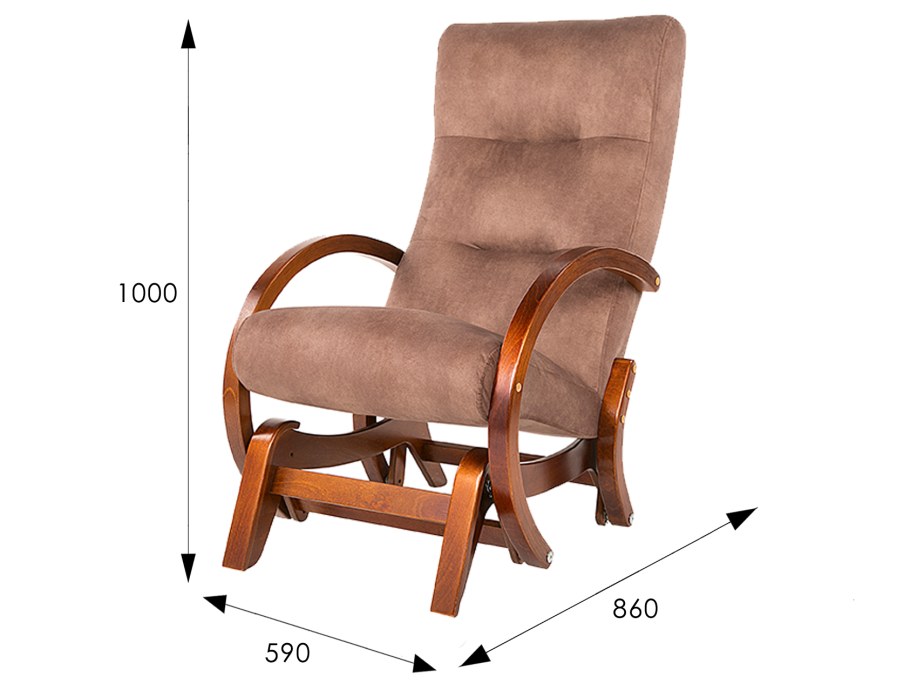 Кресло-качалка глайдер Старк
