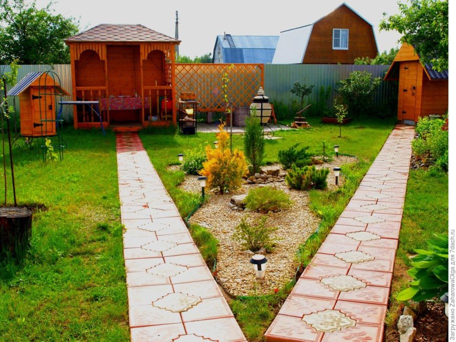 Планировка маленького дачного участка