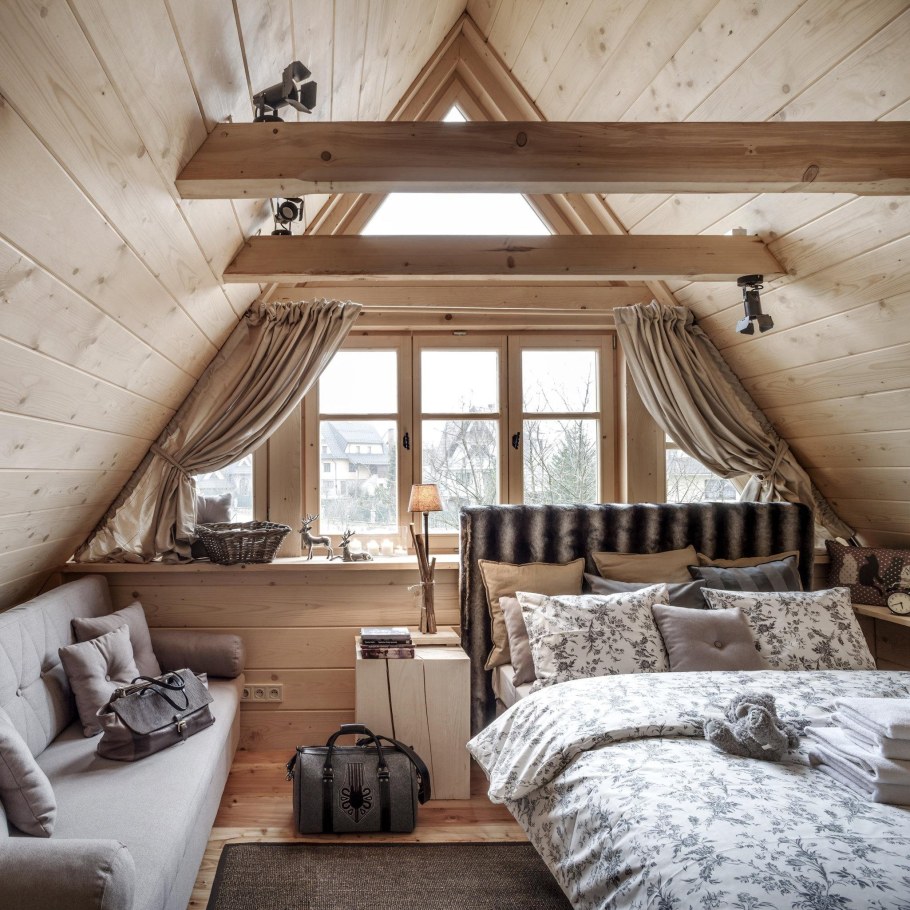 Мансарда в деревянном доме