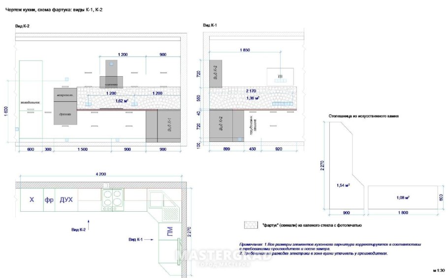 Разводка проводки на кухне схема