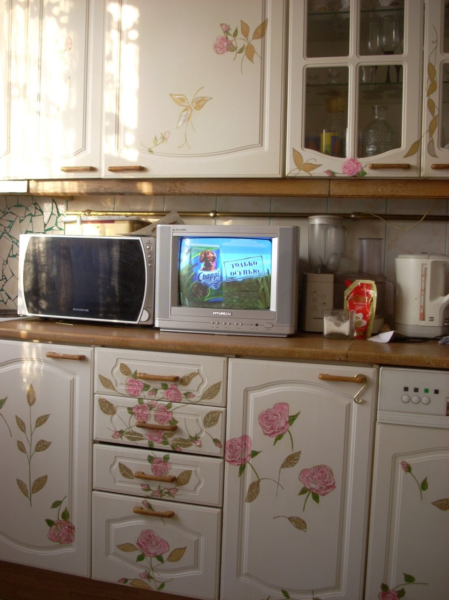 Перекраска кухонного гарнитура