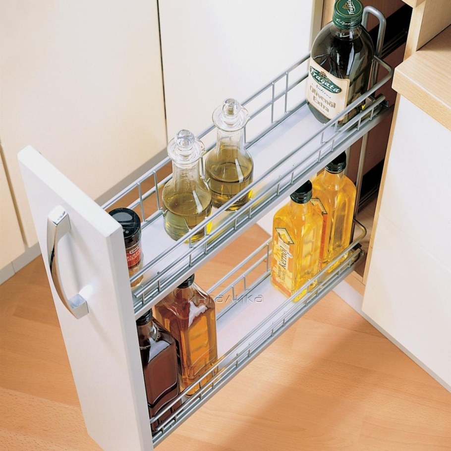 Выдвижные полки для кухни