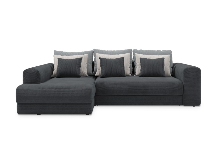 Диван угловой Мэдисон Лонг , НБП, рогожка,левый угол