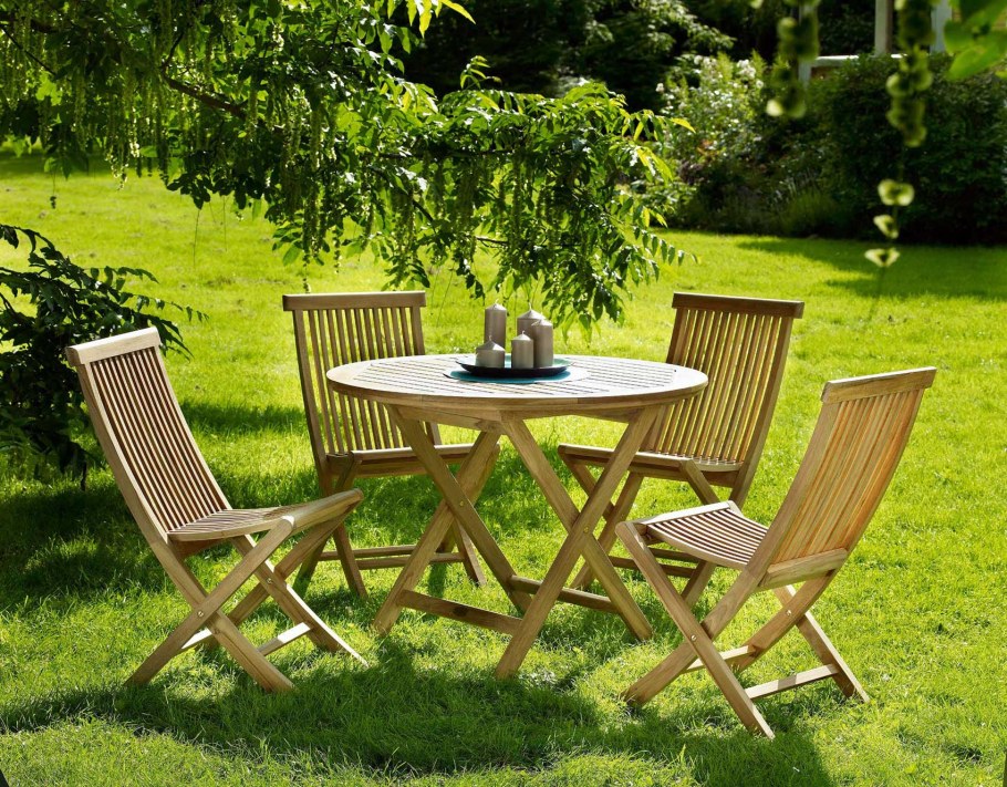 Садовая мебель из дерева