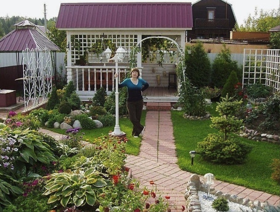 Уютный садовый участок