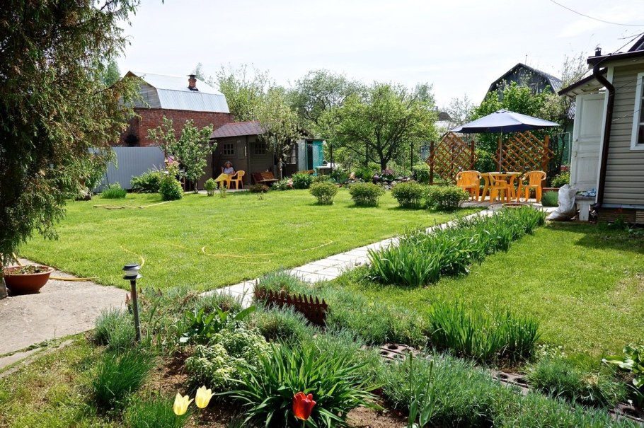 Дачный домик с огородом