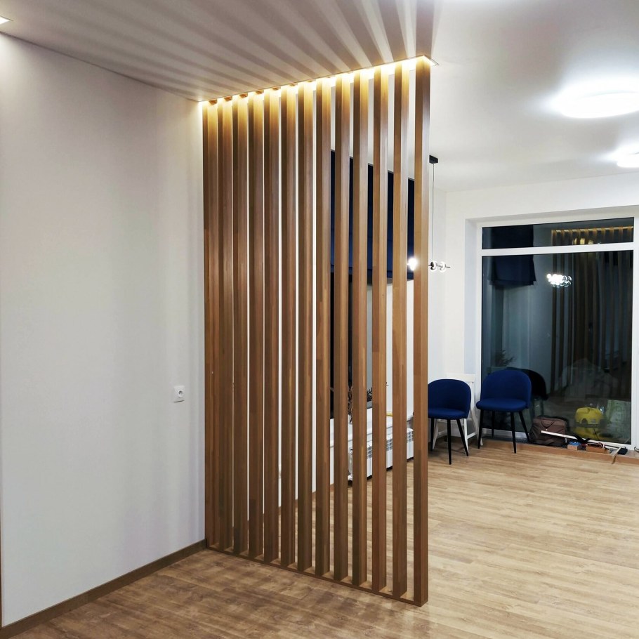 Перегородка из реек