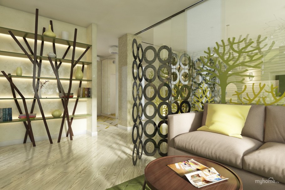 Декоративные деревянные перегородки