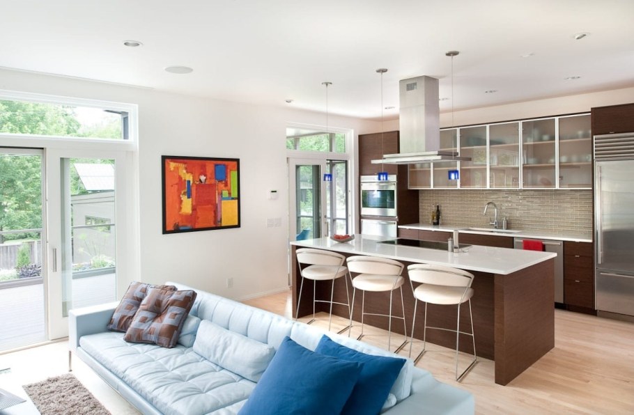 Кухня совмещенная с гостиной