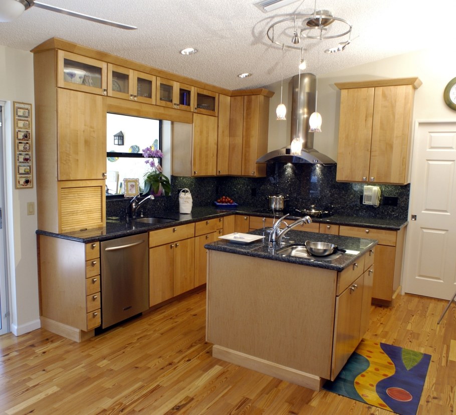 Расстановка кухни в частном доме