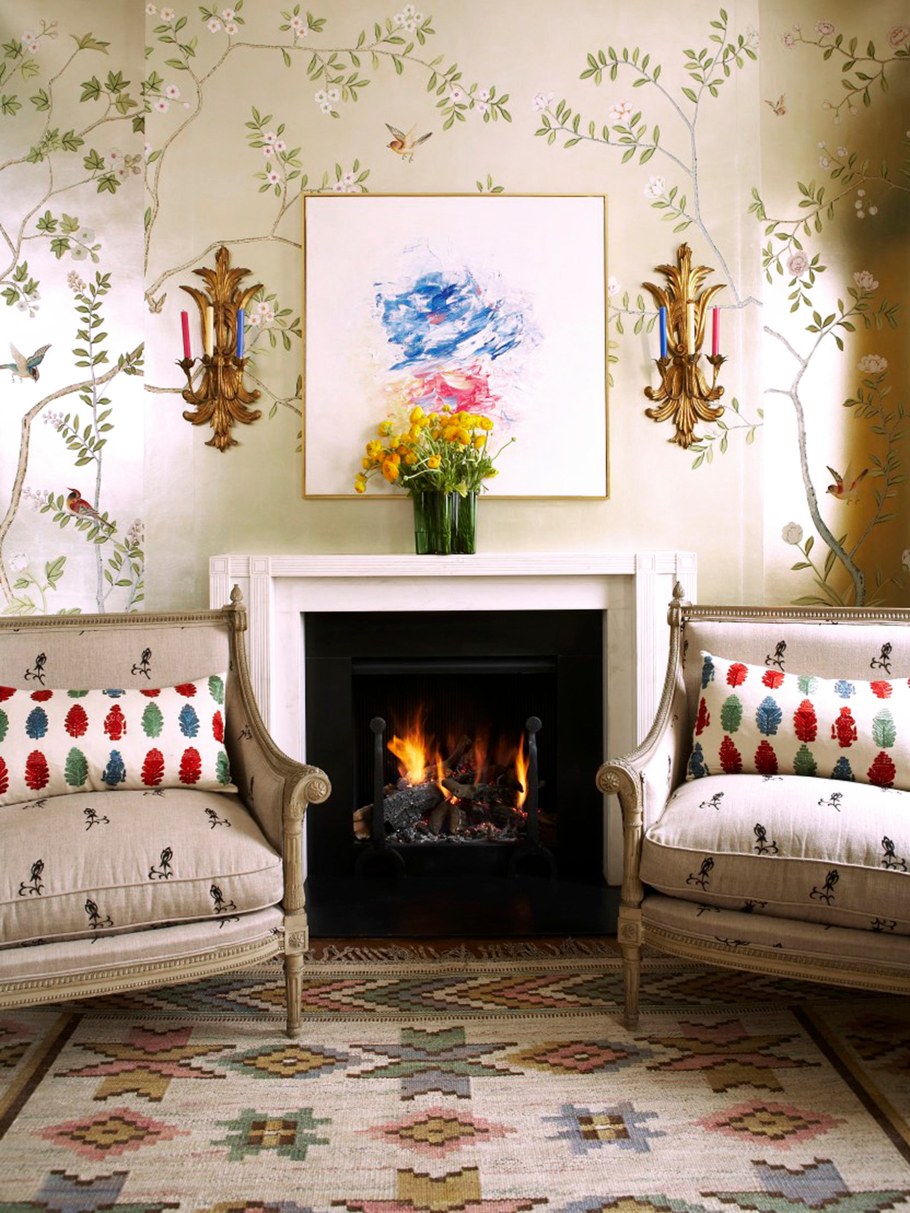 Стиль Шинуазри в гостиной
