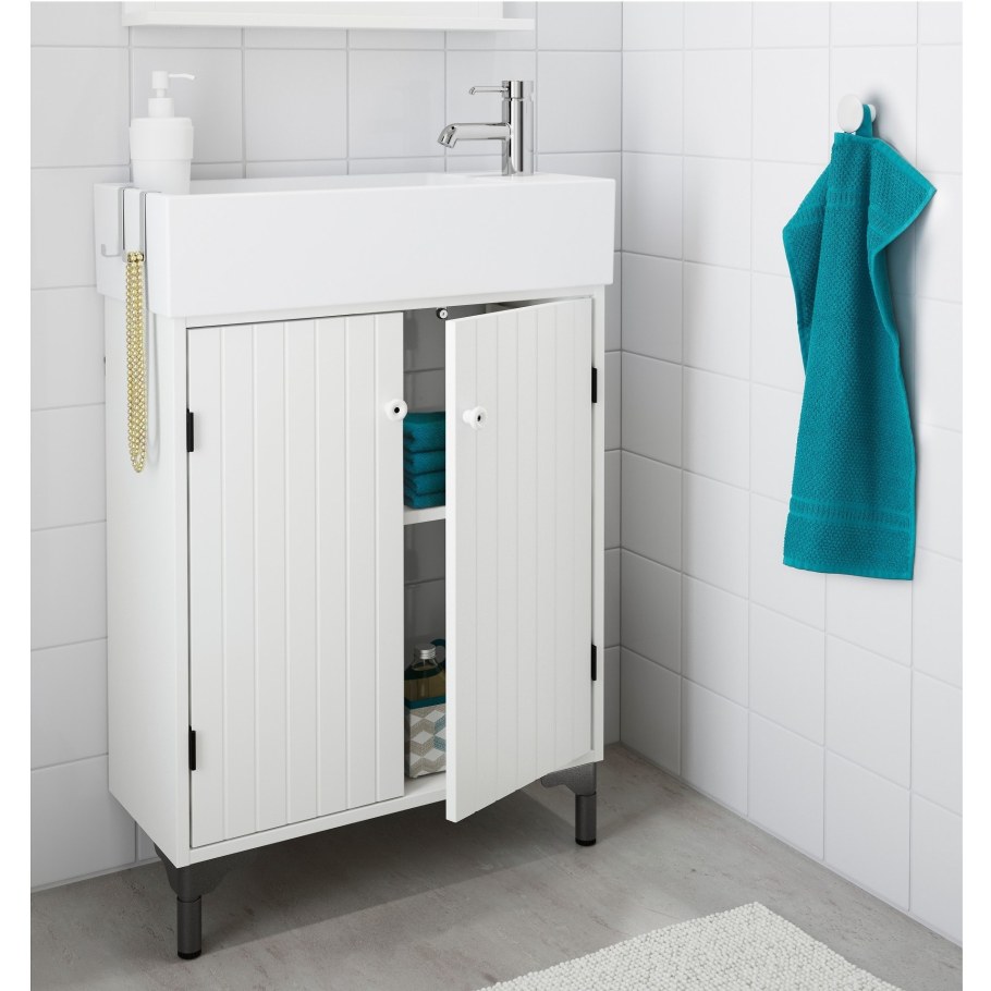 СИЛВЕРОН шкаф под раковину с 2 дврц, белый, 60x25x68 см